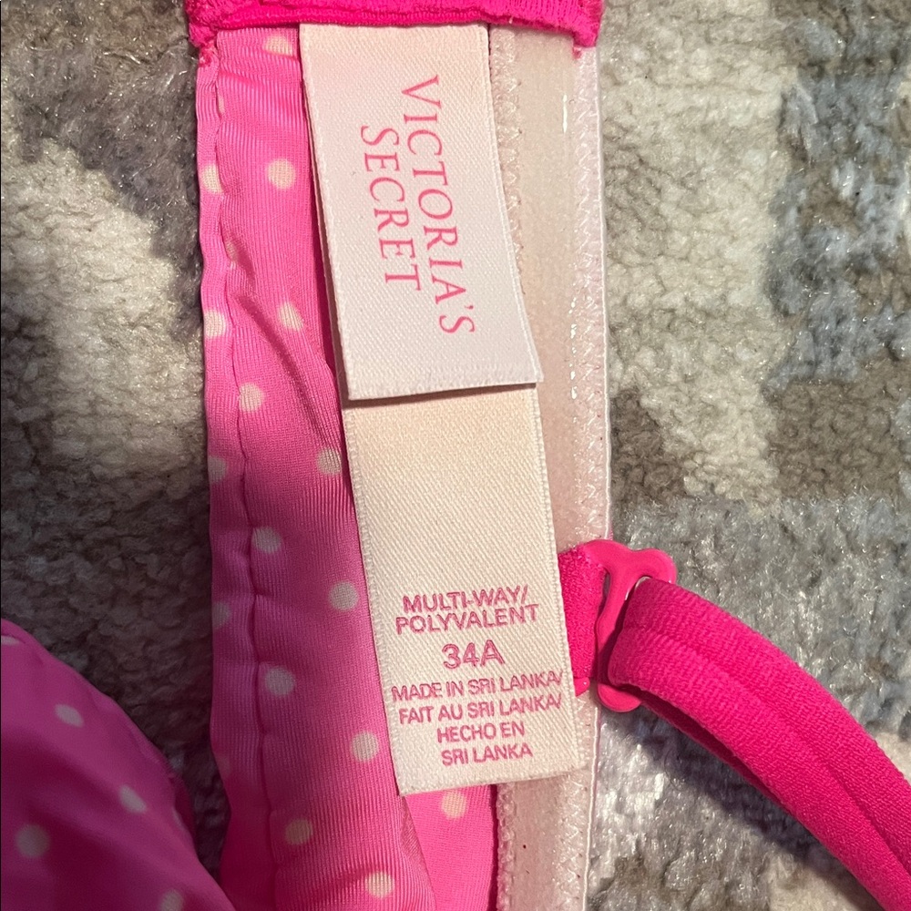 Victoria's Secret Pink Polka Dot Bra - Picture 3 of 3